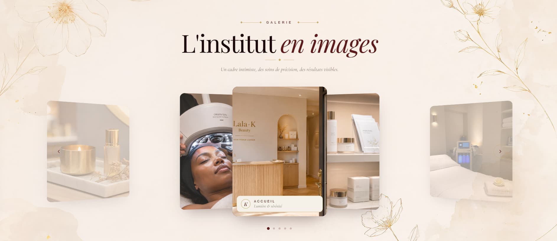 Lala·K Beauty — Institut & soins coréens · Paris, projet web réalisé par Elevora